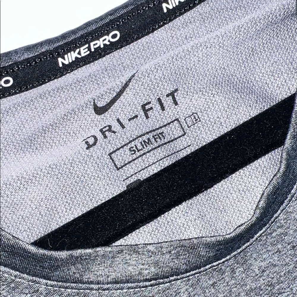 Nike Dark Gray Muscle Tee - Picture 2 of 5
